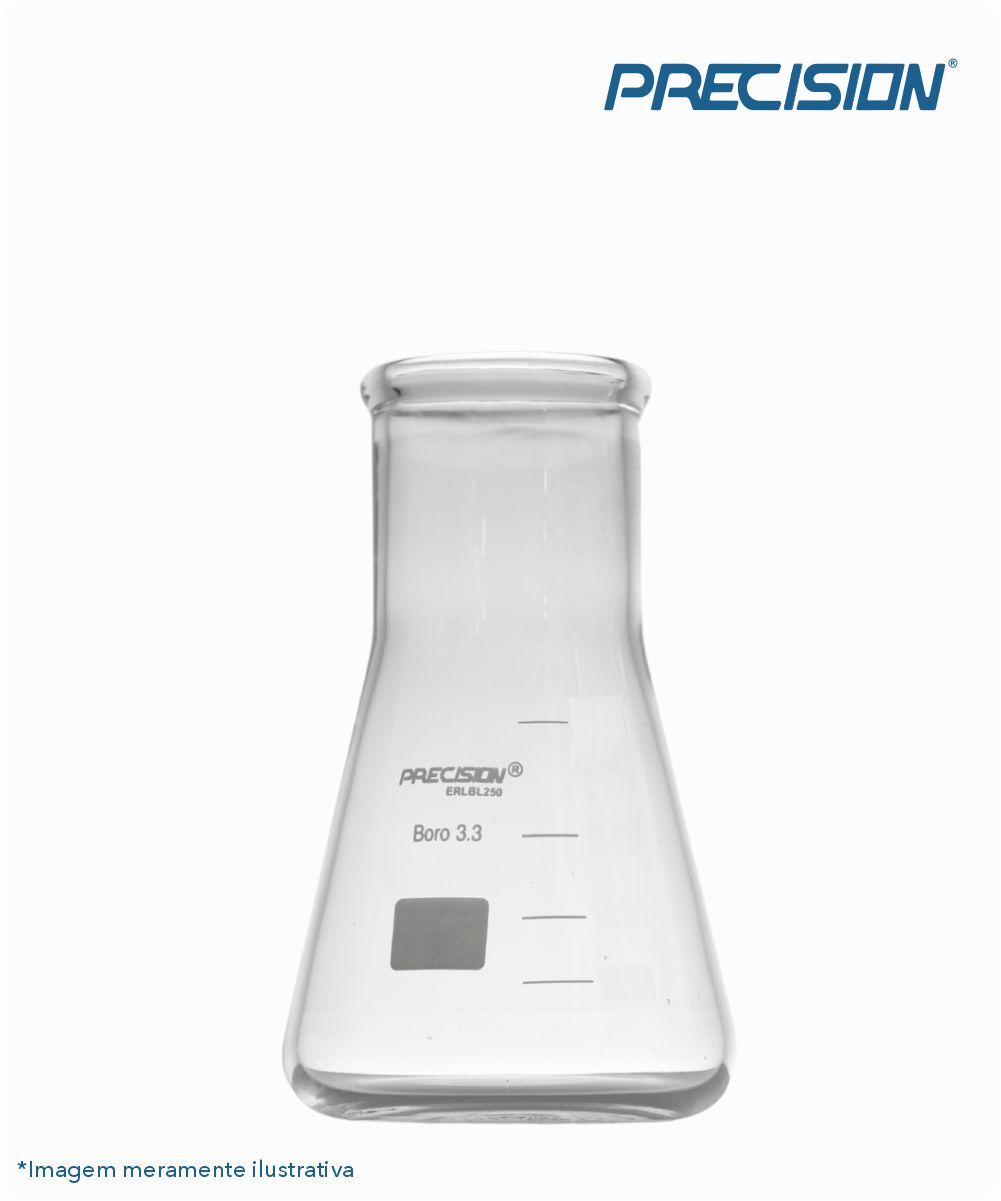 Frasco Erlenmeyer boca larga  100mL